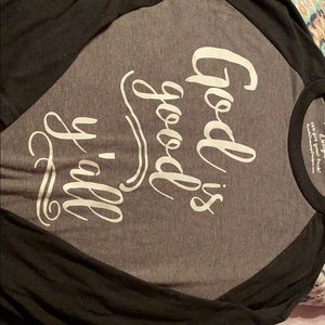 Three quarter sleeved